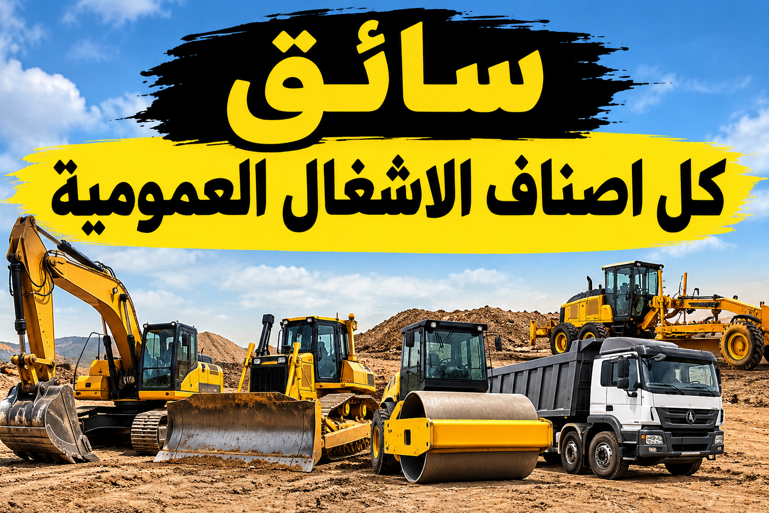 سائق الات الاشغال العمومية